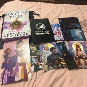 Fairyloot Book The Stardust Thief by Chelsea Abdullah Signed Hardback Book